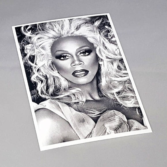 area51gallery Other - RuPaul Drag Queen LGBT Art Print Decor Black White